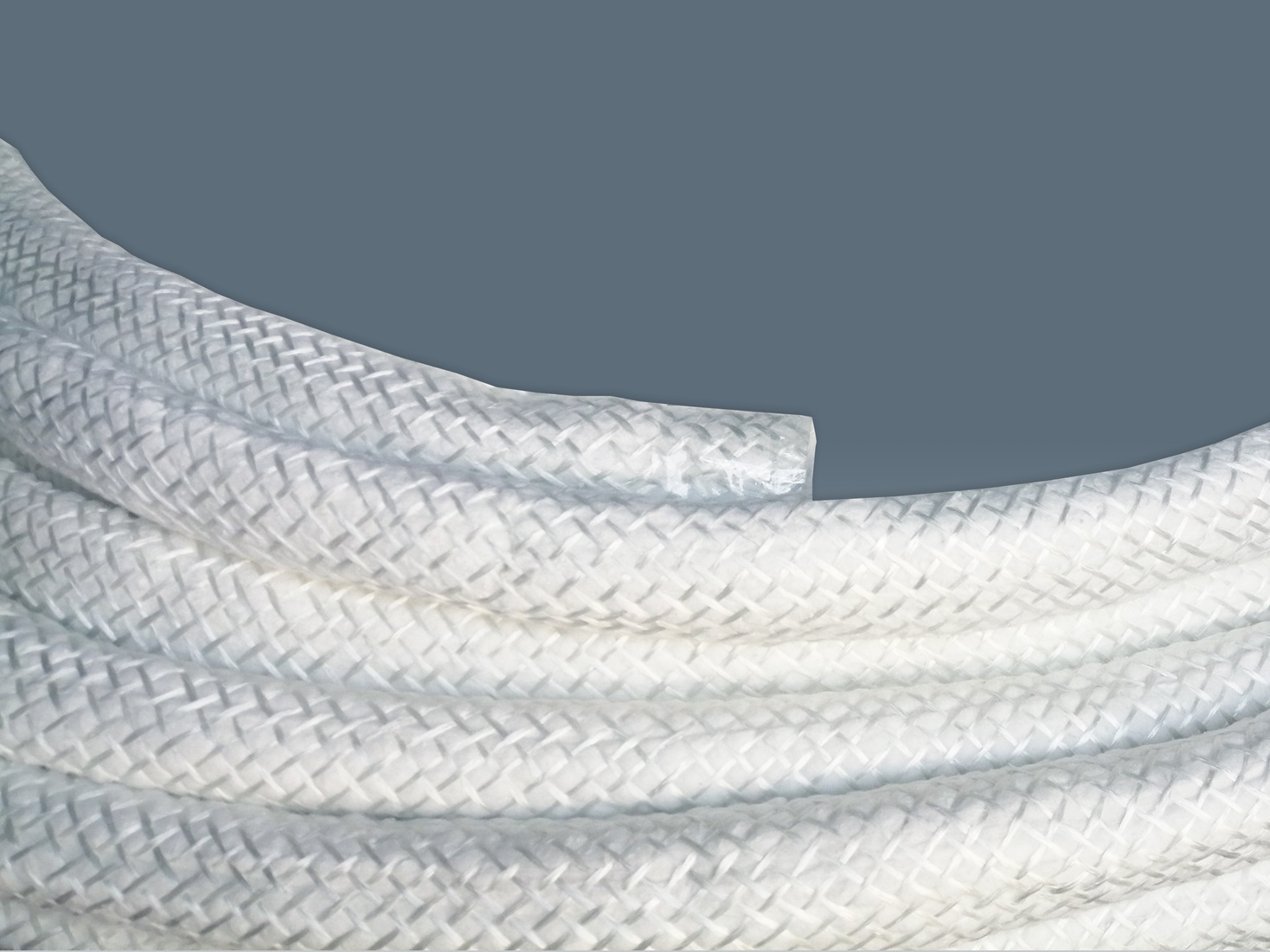 КерамическийBlanket core rope с стекловолоконной пряжей или сеткой из керамического волокна