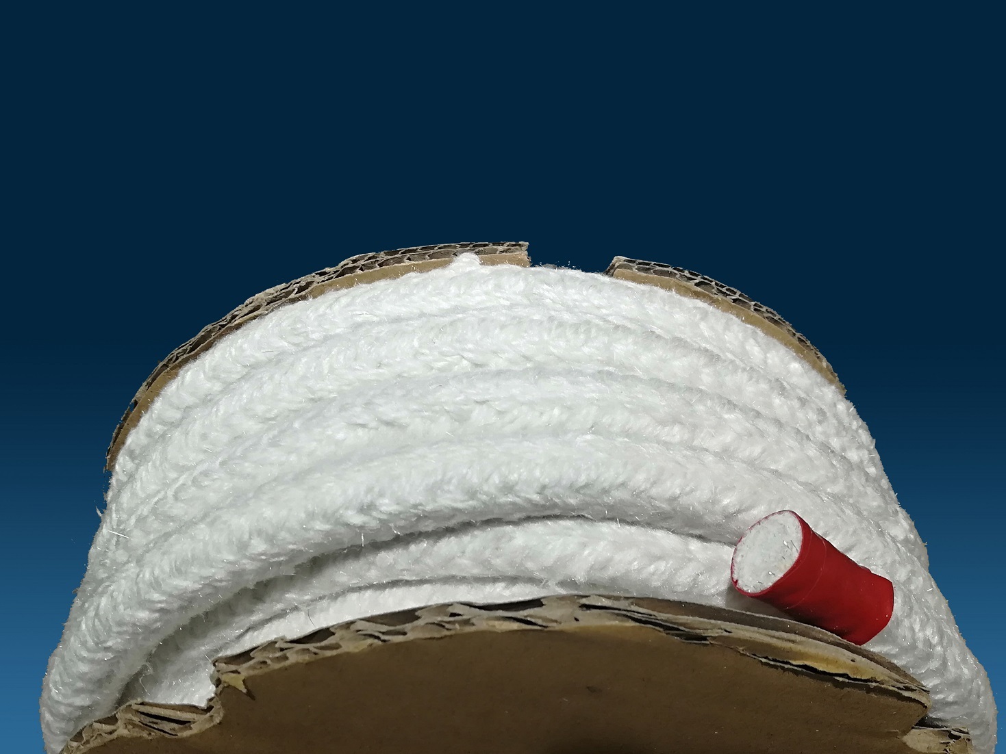 Ceramic fiber round braided rope