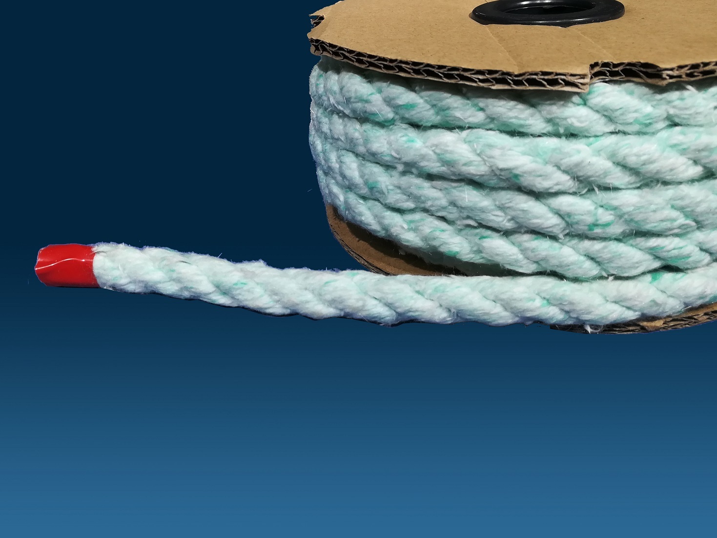 Bio-soluble fiber 3-ply twisted rope