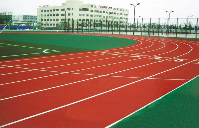 Breathable plastic runway