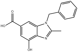 1-benzyl-4-hydroxy-2-methyl-1H-benzo[d]imidazole-6-carboxylicacid