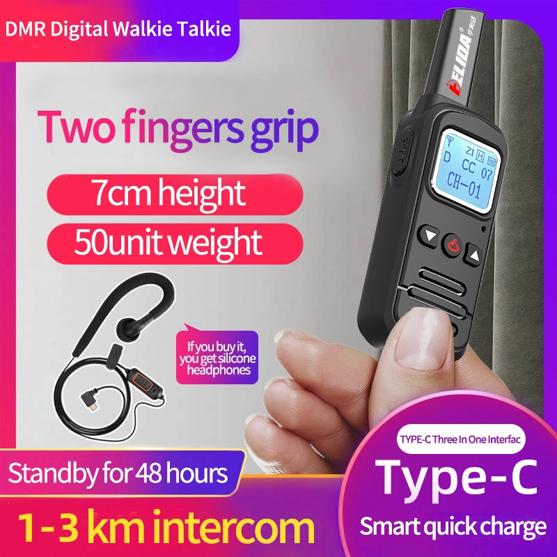 Mini DMR Digital F713 Walkie-Talkie
