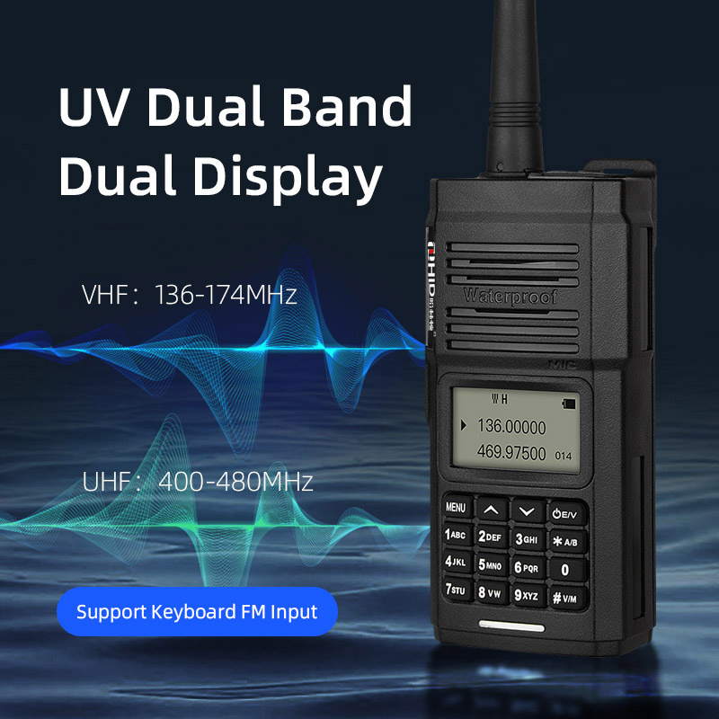 HLD8300 5W UHF /VHF  Waterproof IP68 analog Walkie Talkie