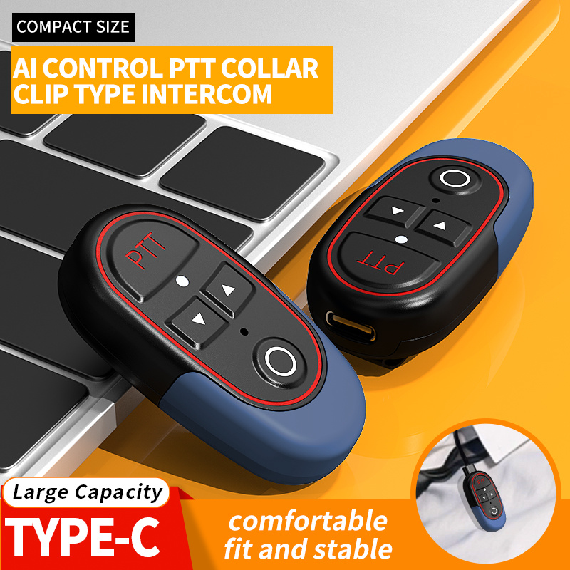 AI voice controlled lavalier Walkie talkie T-M10P