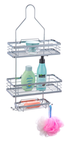 Bathroom hanging shower caddy