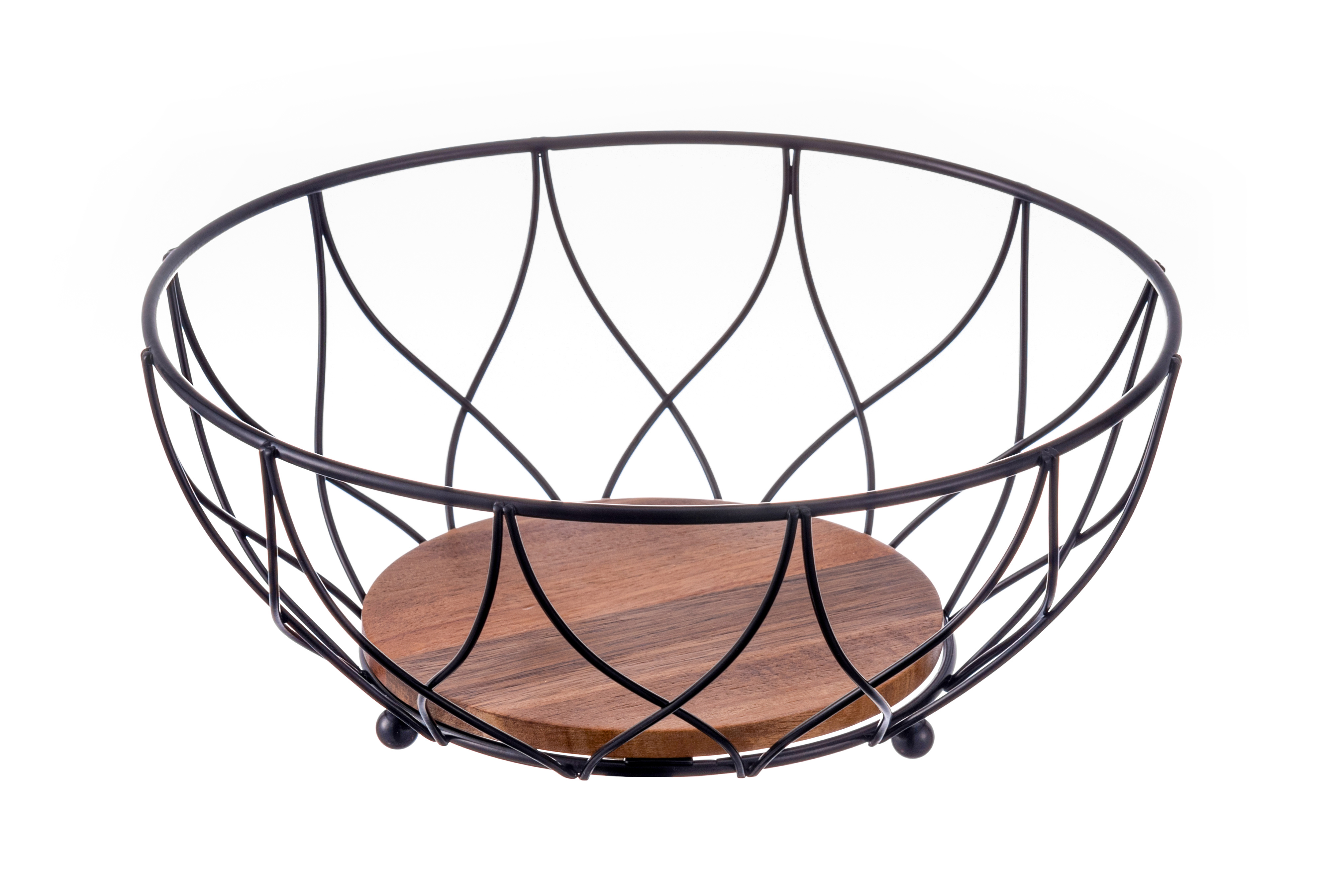 Fruit basket with bamboo