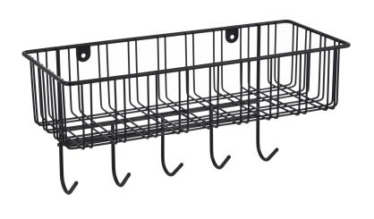 Wall mounted entryway organizer