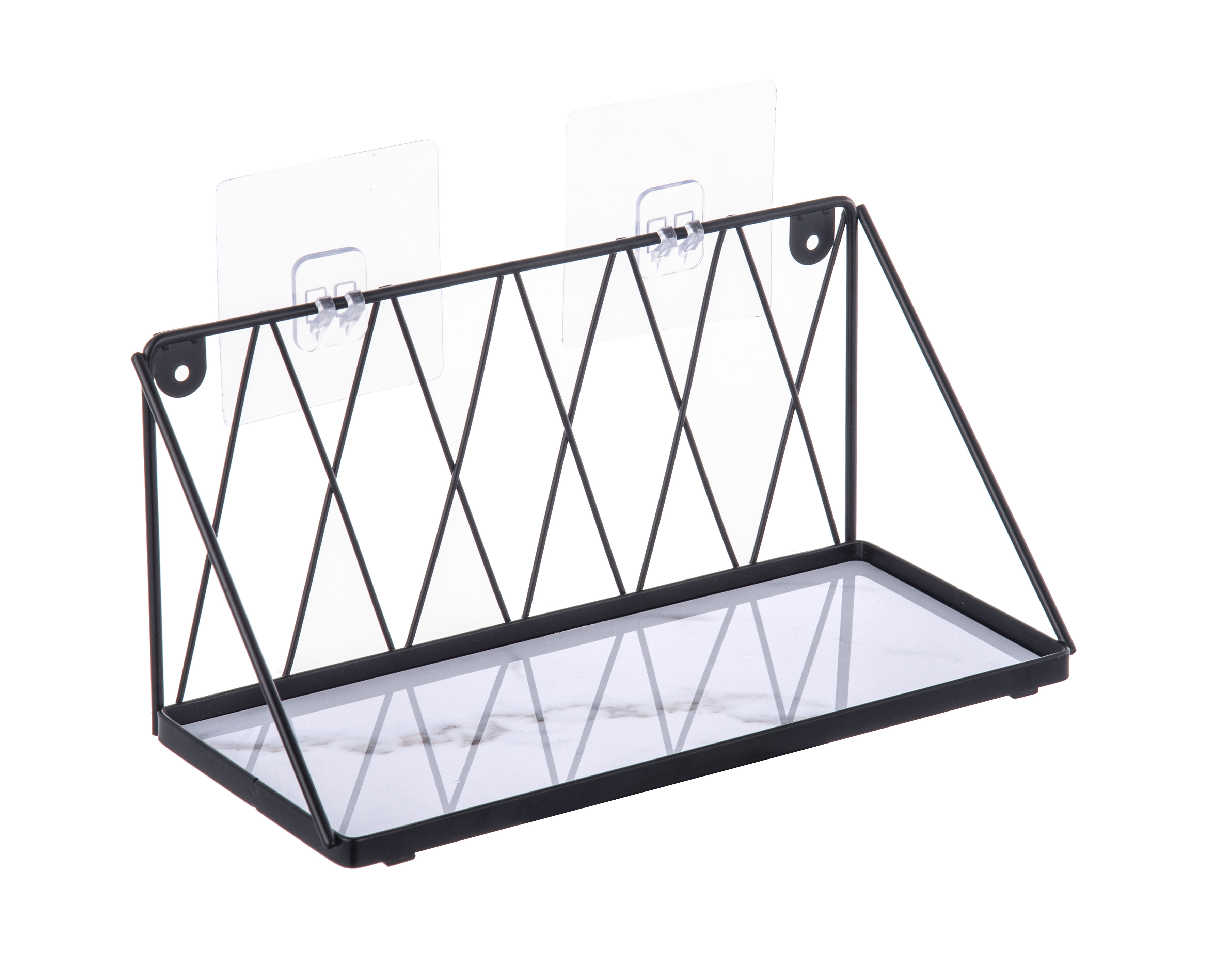 Wall mounted shelf with PVC board KNR04-2