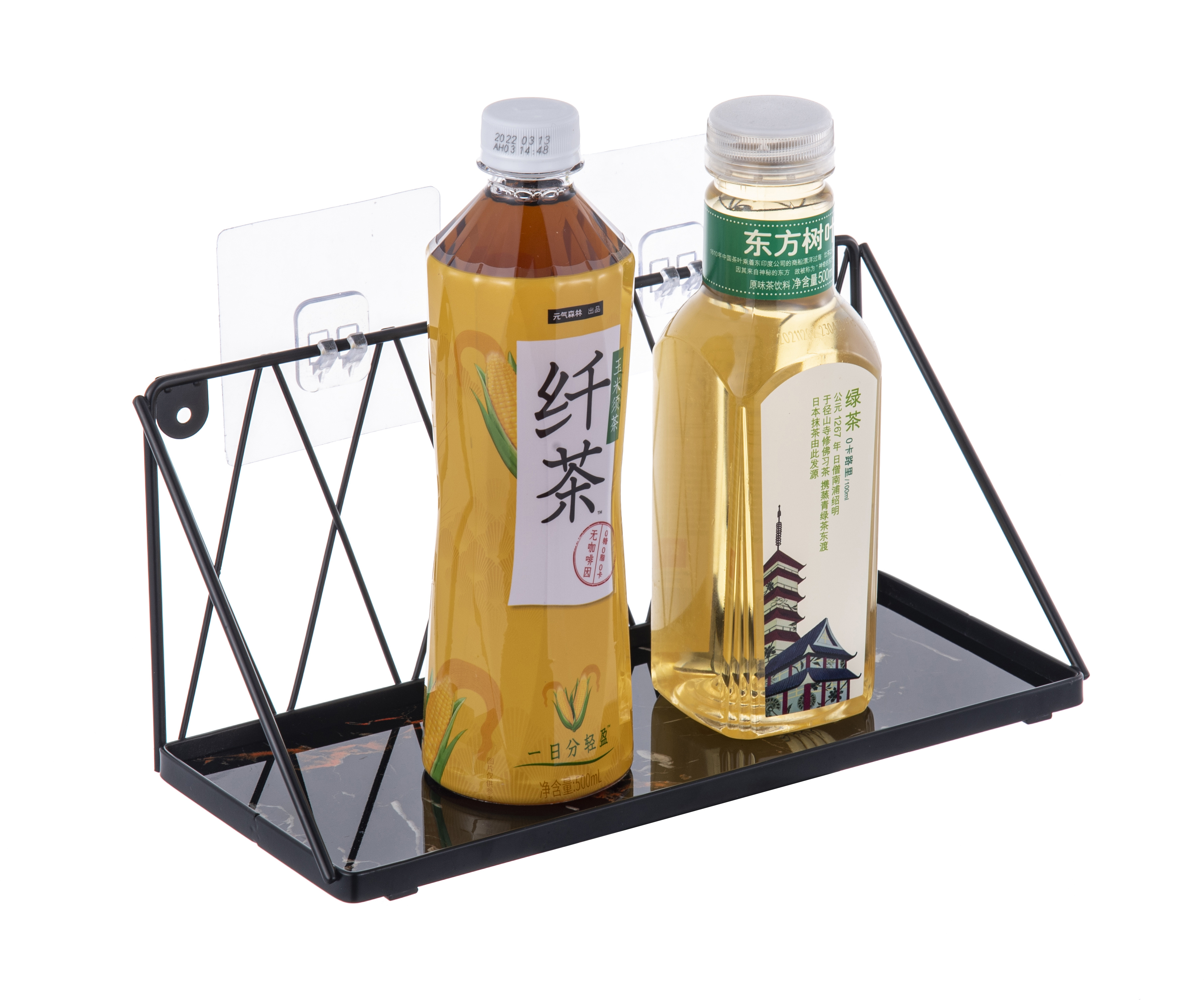 Wall mounted shelf with PVC board KNR04-2