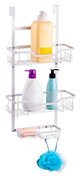 Bathroom hanging shower caddy
