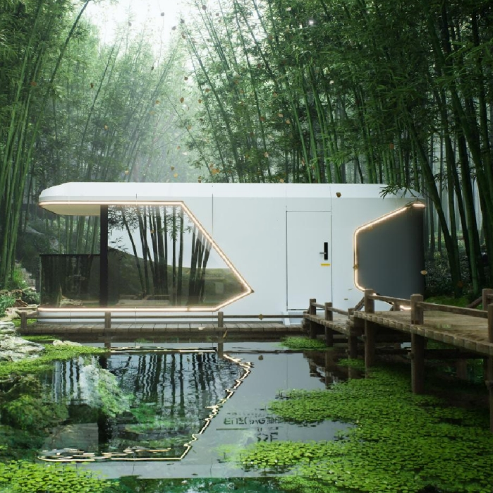 The purpose of the space capsule house