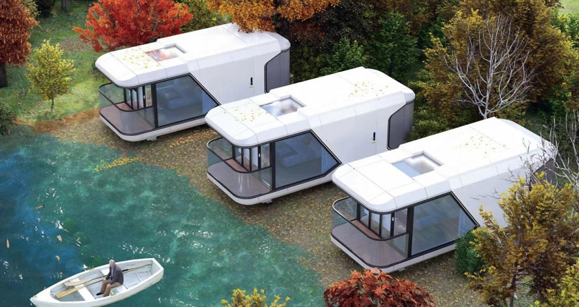 Features of Space Capsule House
