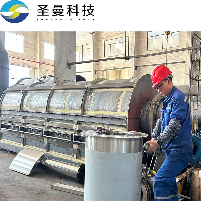 分子篩閃蒸干燥回轉(zhuǎn)窯焙燒生產(chǎn)線5000kg/h