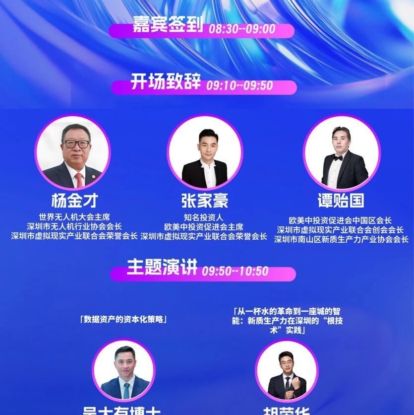 一睹为快!深圳市虚拟现实产业联合会十周年系列活动最新议程公布! 一睹为快!深圳市虚拟现实产业联合会十周年系列活动最新议程公布!
