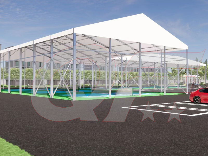 Cancha de Padel con Carpa