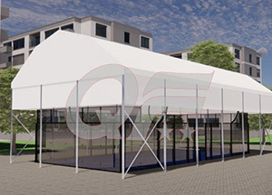 Padel Court With Tent