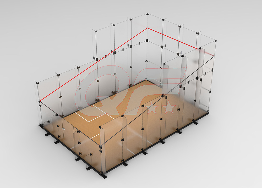 Cancha de Squash de Vidrio