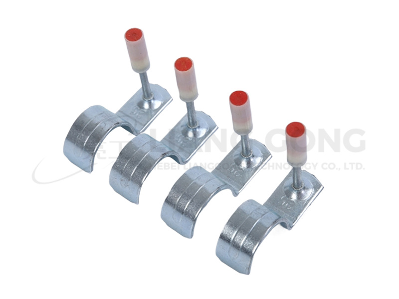 Integrated pipe clamp nail 16mm-50mm