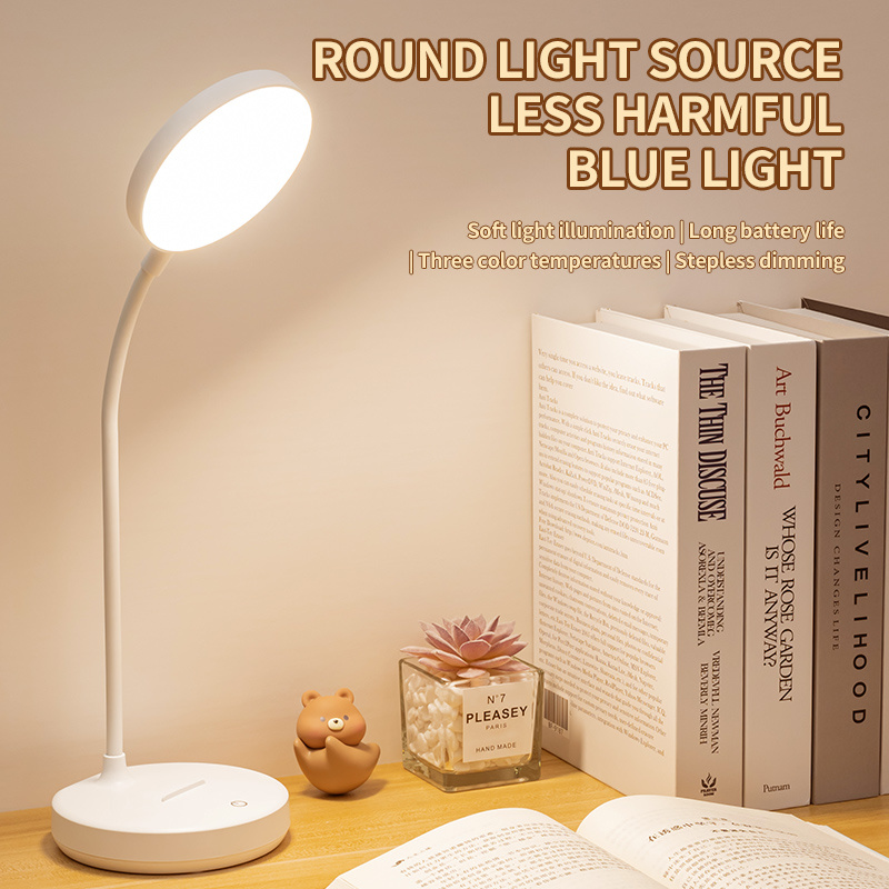 LED Desktop Lamp Ambient Students Kids Study 1256