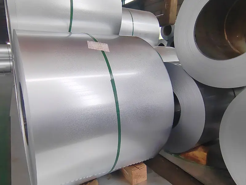 Galvanized aluminum-zinc-silicon steel coil