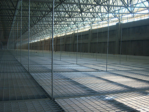 Steel grating ceiling Steel grating ceiling