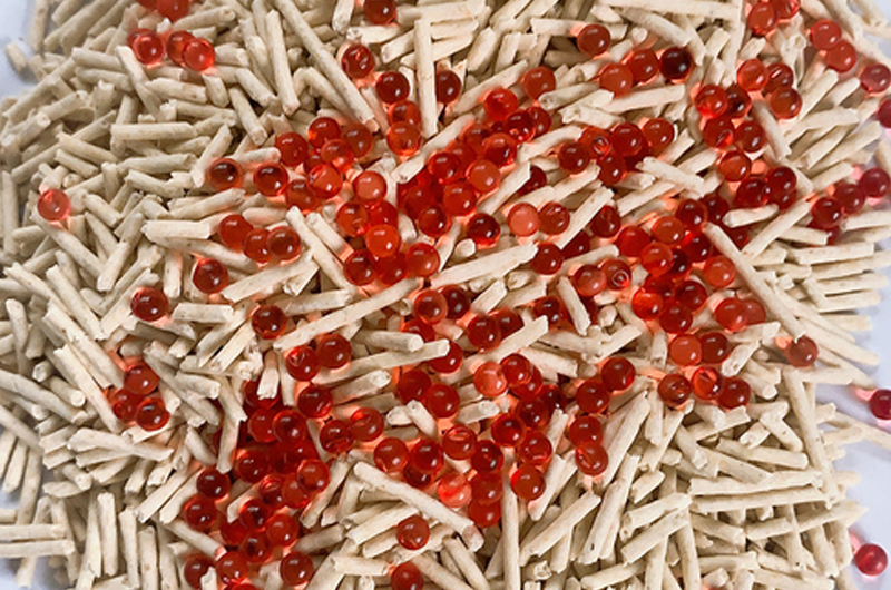 Cat litter explosion bead series