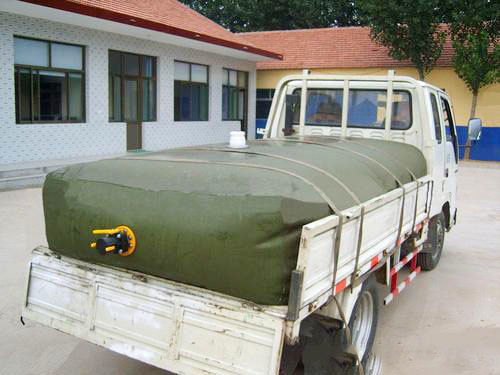 Vehicle water storage bladder