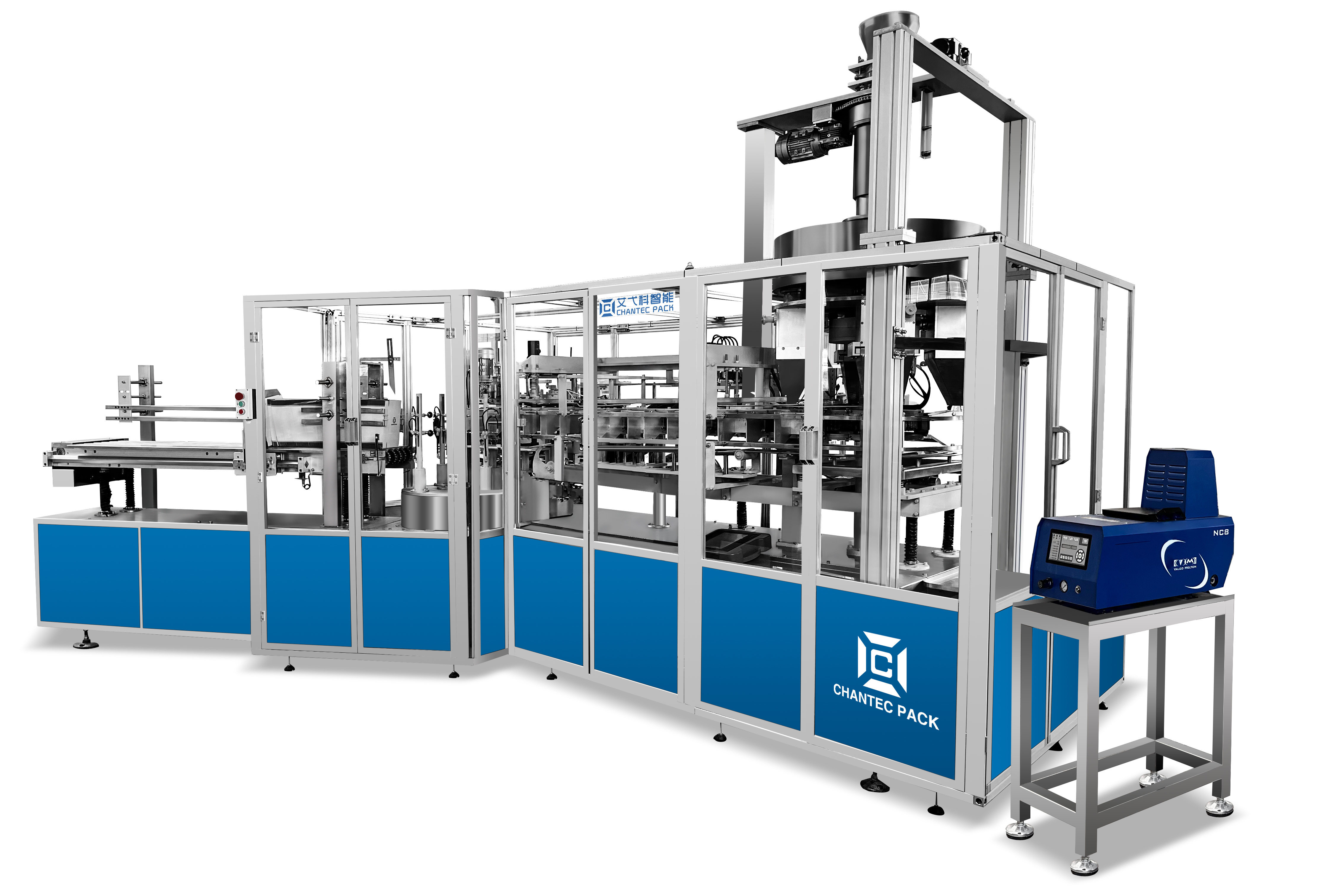 Automatic detergent powder carton box packing machine