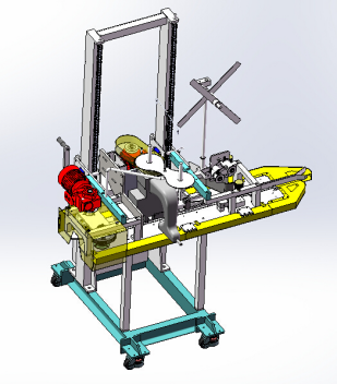 automatic bag fold and sewing machine