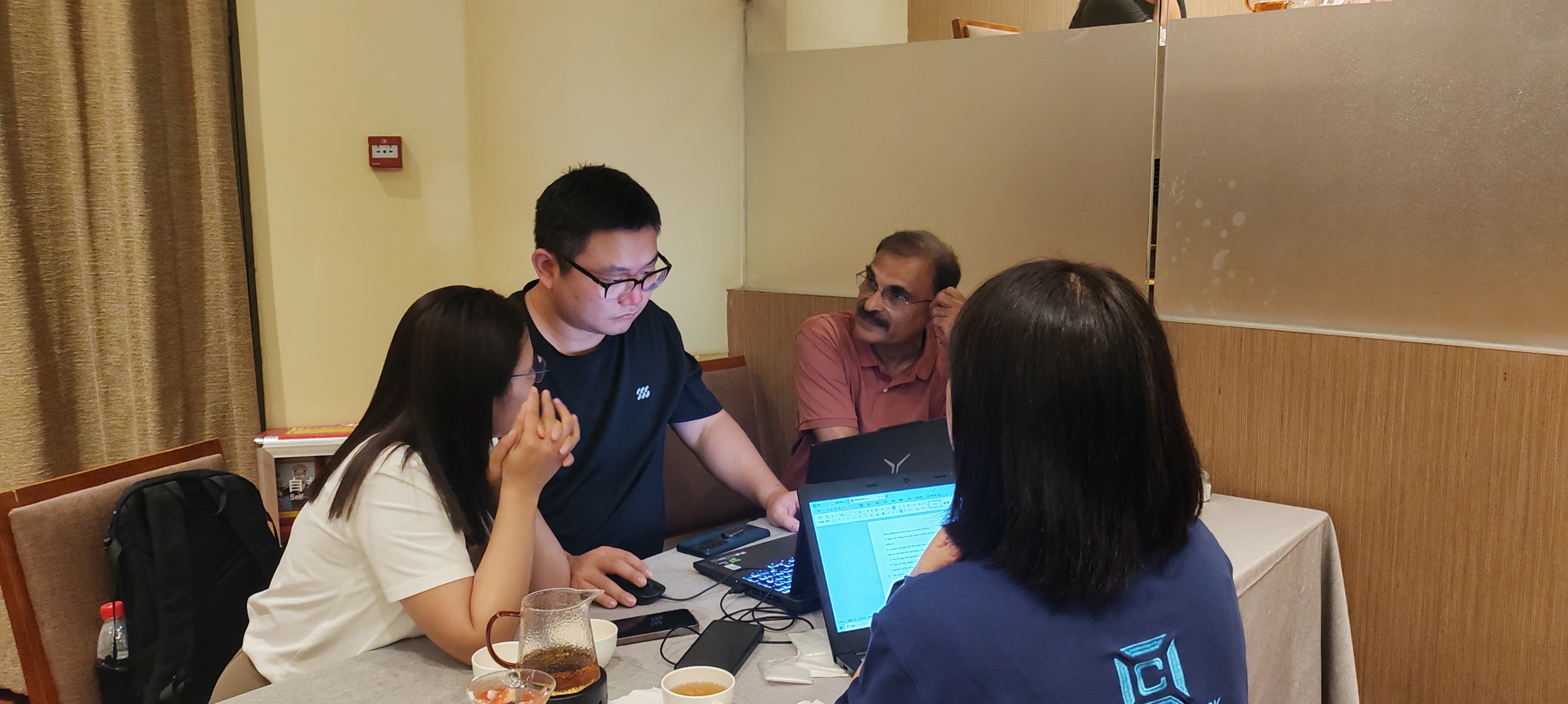 discuss with customer