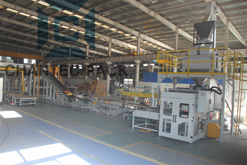 BIG BAG HEAT SEAL WITH HIGH LEVEL PALLETIZWER LINE