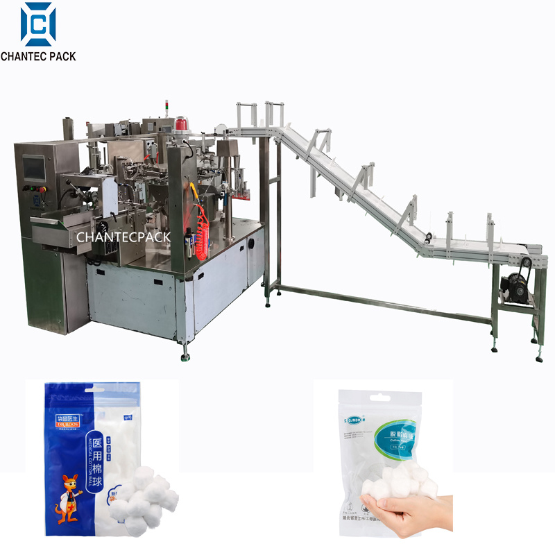CX8-320 block product premade pouch packing machine