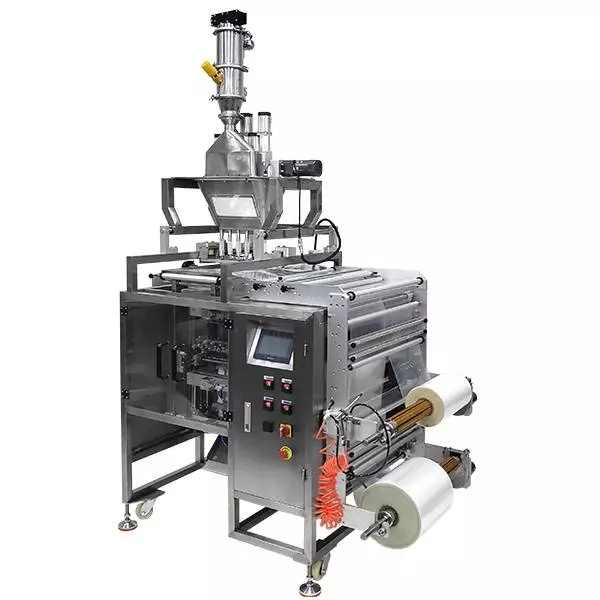 CX-F480 juice powder,milk powder,medical powder 4 lanes packing machine