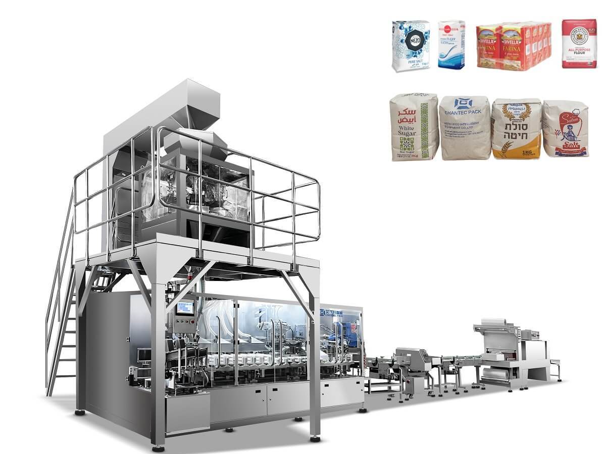 CHANTEC PAPER BAG PACKING MACHINE FOR SALT/SUGAR/FLOUR