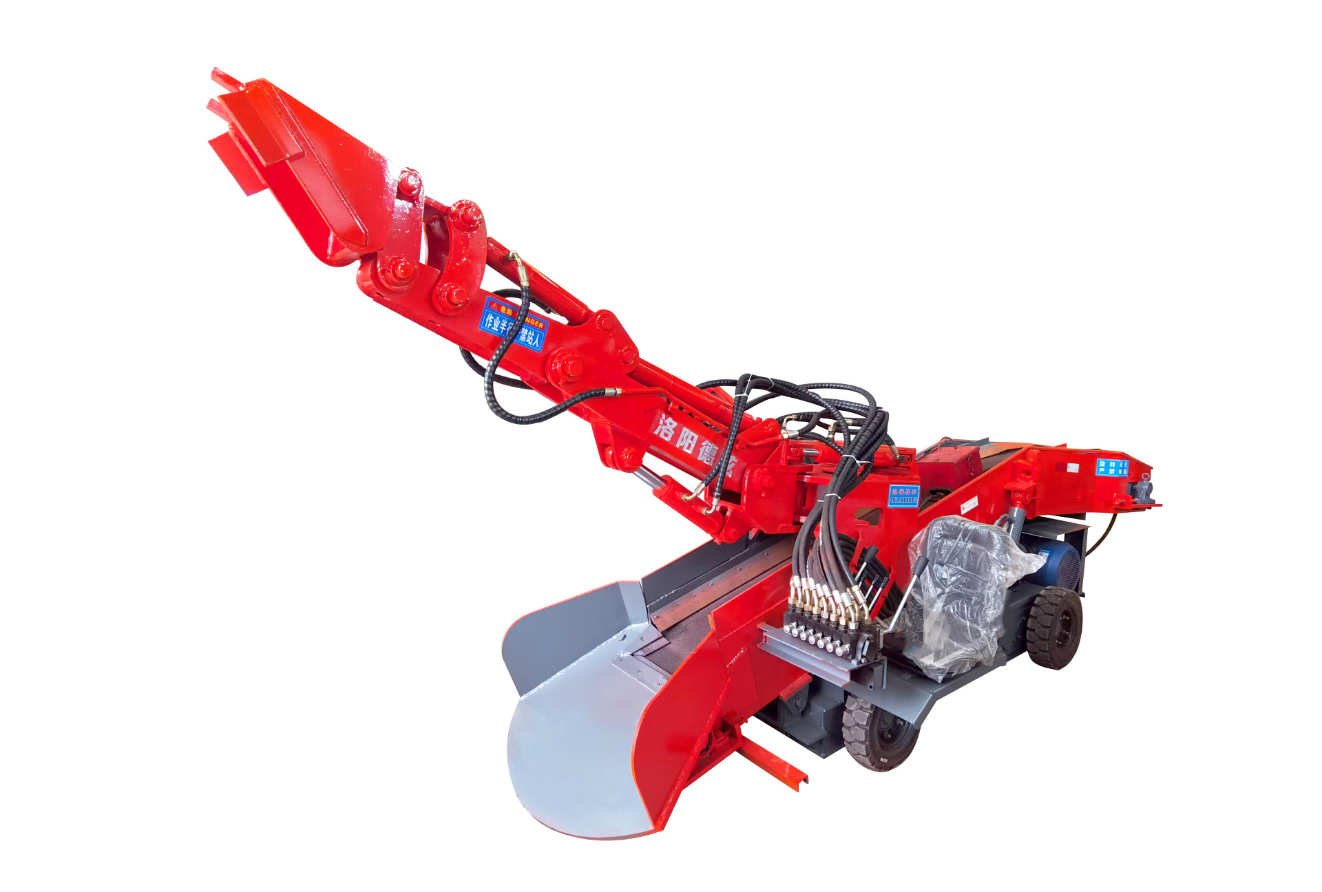 ZWY-40 非開挖工程頂管專用輪式皮帶型挖掘式裝載機(jī)
