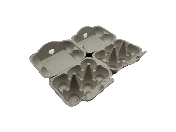 Newspaper Pulp Egg Box (6+6)