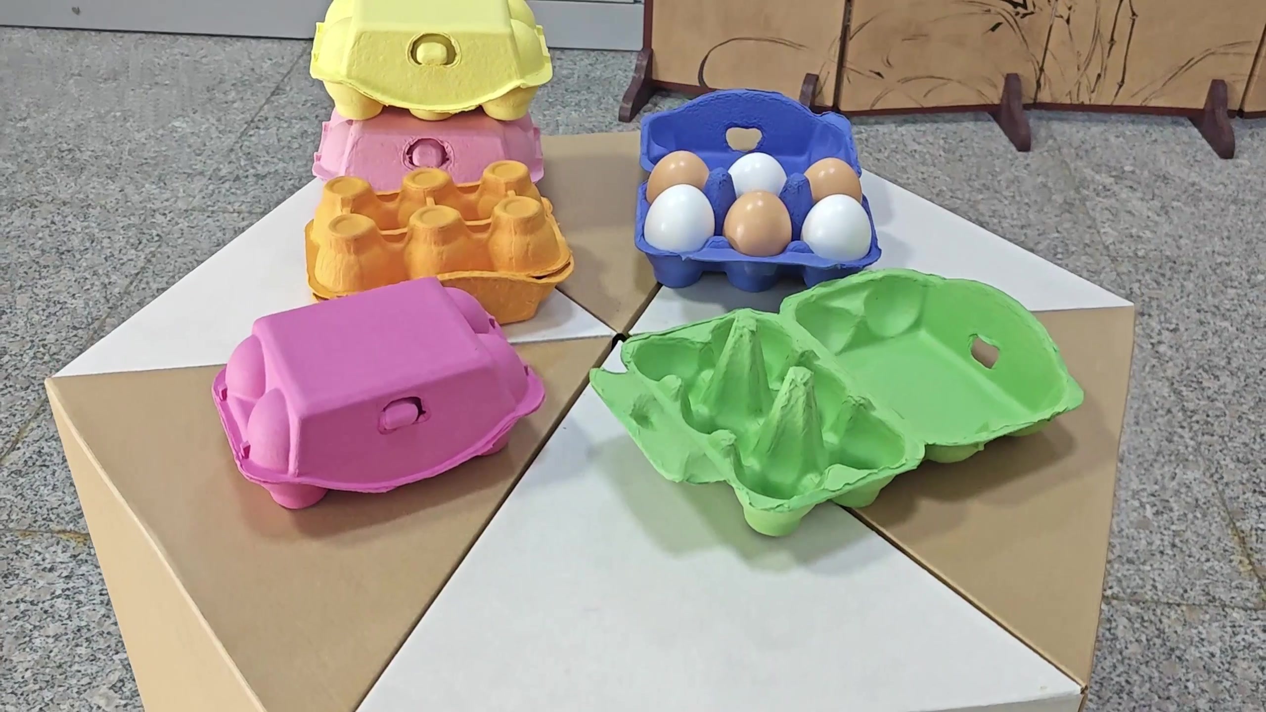 Colored Egg Carton