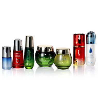 Foundation and mask bottles