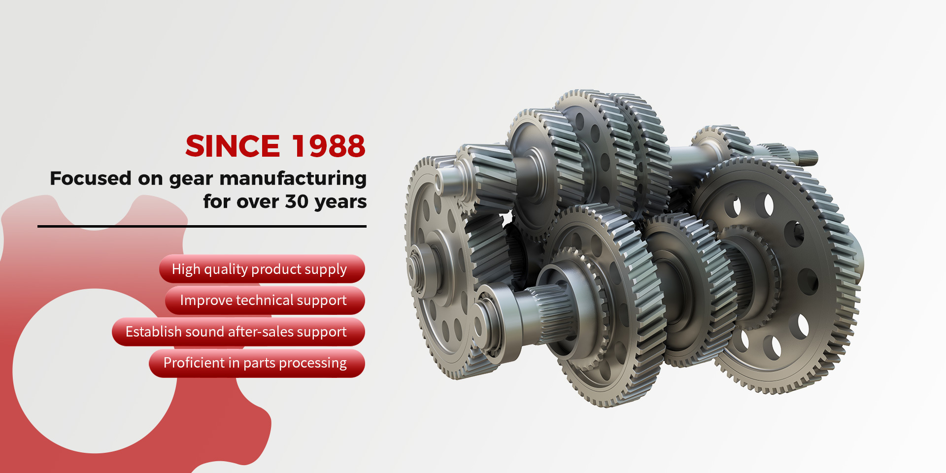 Focusing on gear manufacturing for over thirty years.