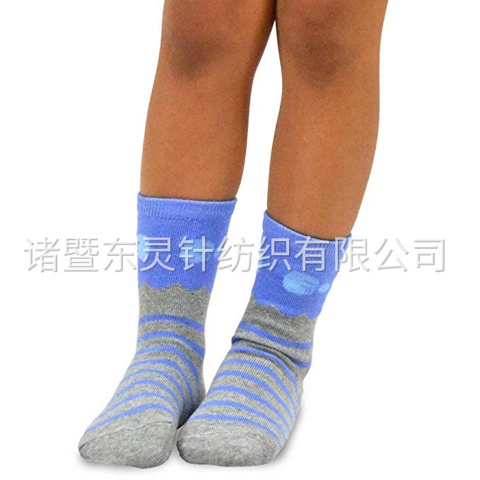 東靈 女童棉質(zhì)基本款船襪，6 雙裝