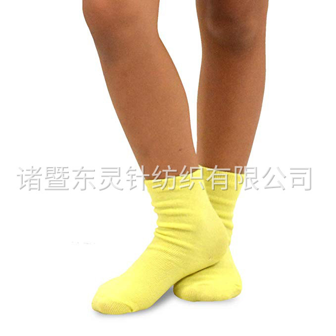 東靈 女童棉質基本款船襪，6 雙裝
