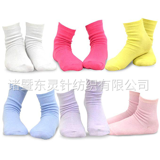 東靈 女童棉質基本款船襪，6 雙裝