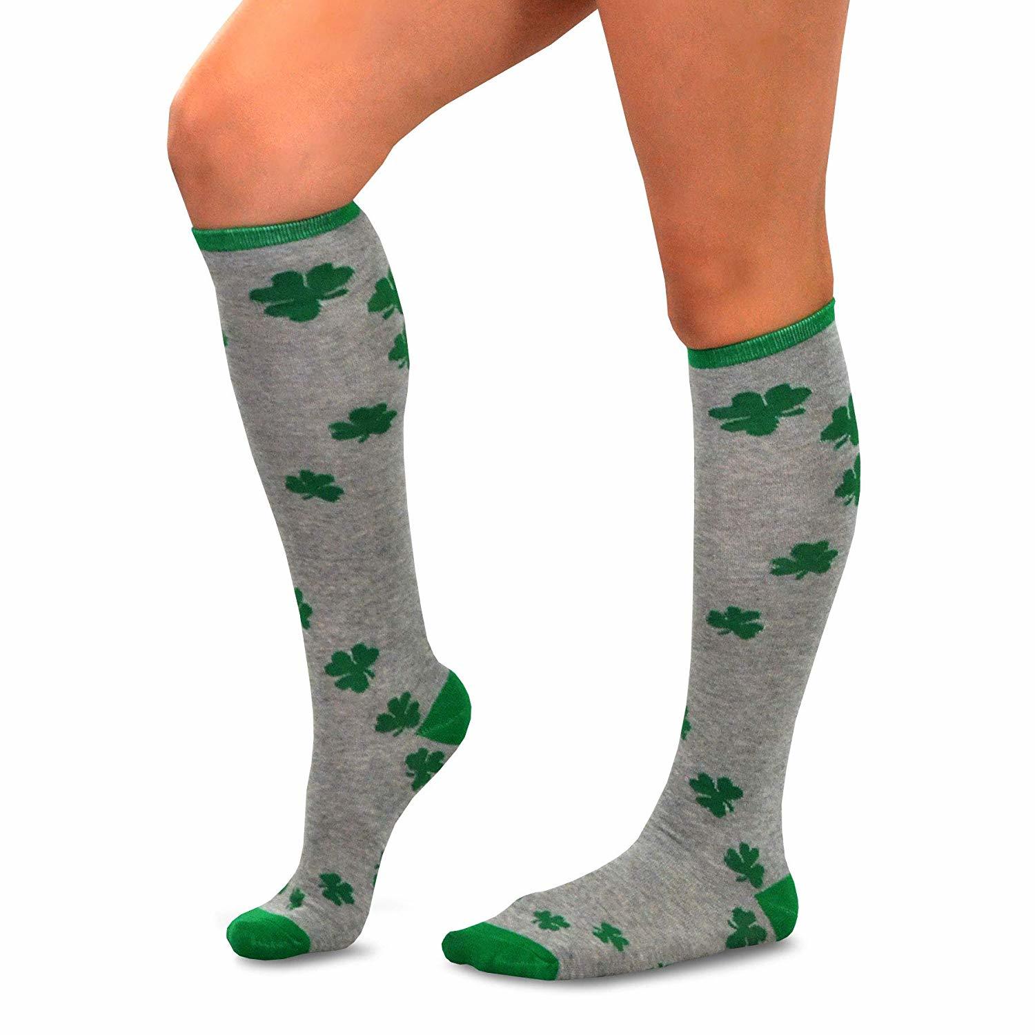 東靈 St. Patricks Day 棉質(zhì)及膝襪 3 雙裝