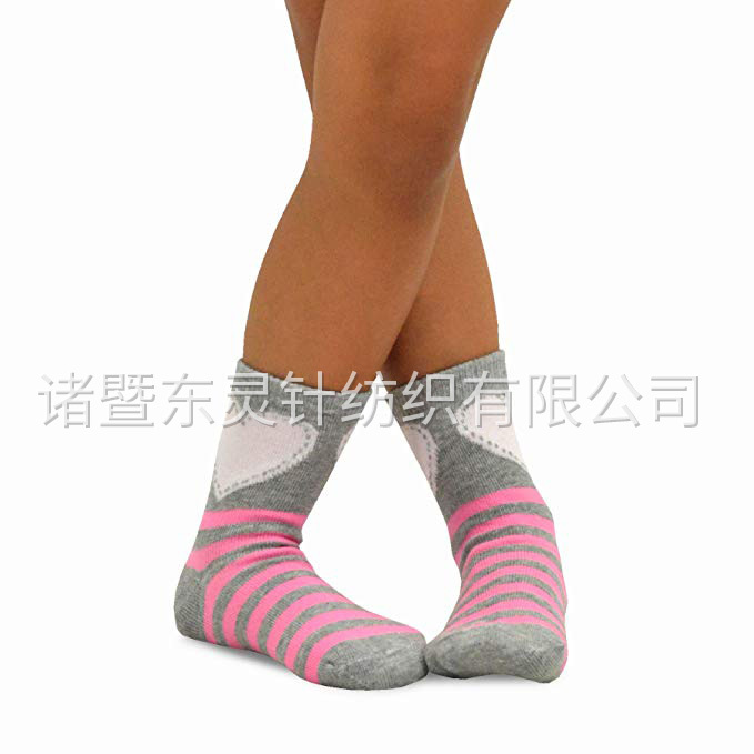東靈 女童棉質(zhì)基本款船襪，6 雙裝