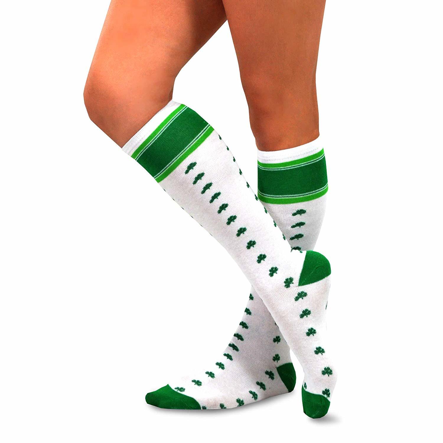 東靈 St. Patricks Day 棉質(zhì)及膝襪 3 雙裝