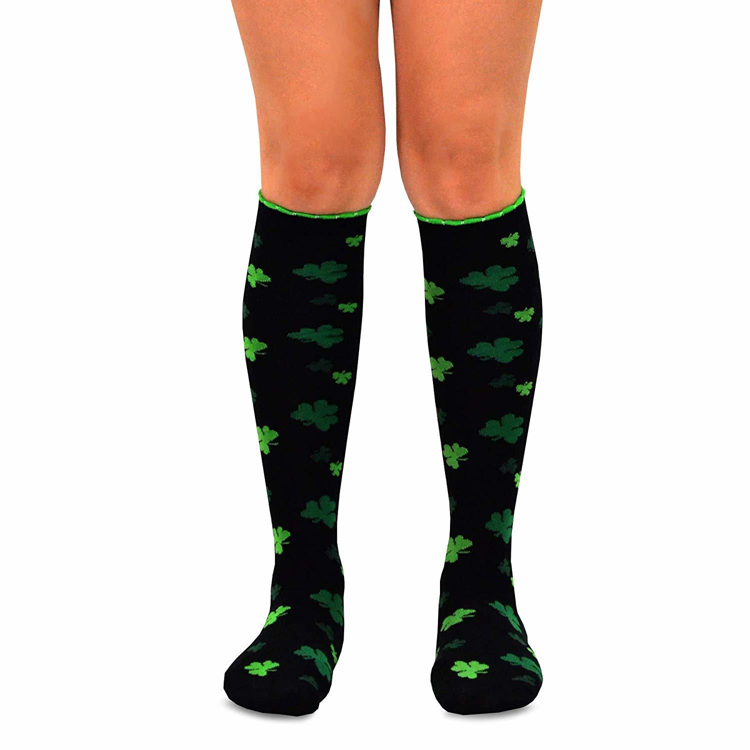 東靈 St. Patricks Day 棉質(zhì)及膝襪 3 雙裝
