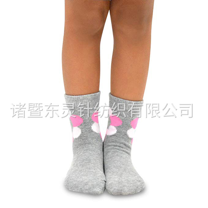 東靈 女童棉質(zhì)基本款船襪，6 雙裝