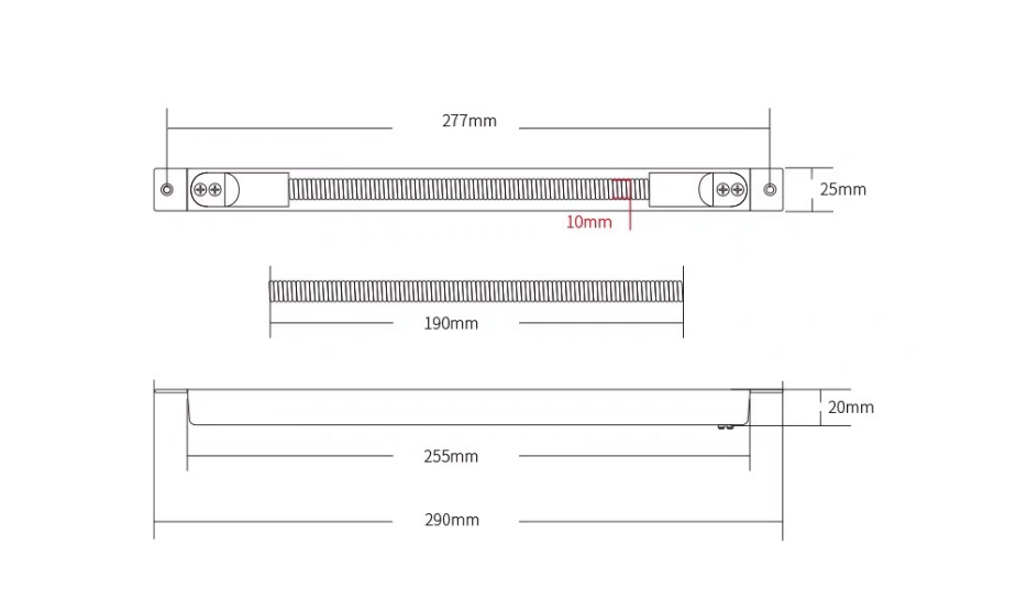 wire pass tool with slot for swing door swing window project
