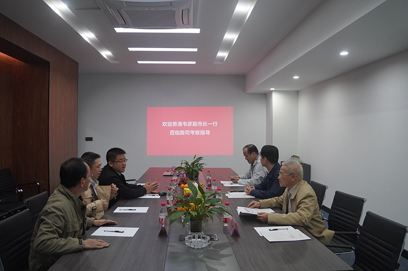 贵港韦彦副市长参观咨询公司与厂房