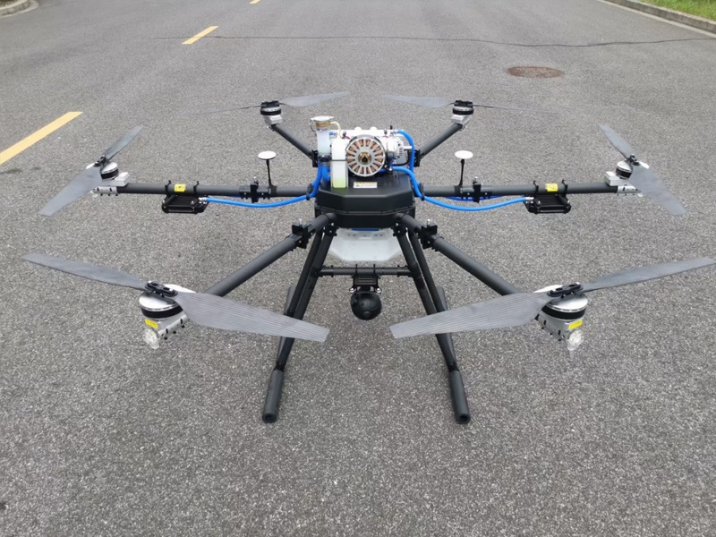 X20 oil powered hexadecopter UAV